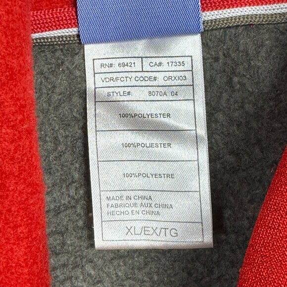 Vintage Tampa Bay Buccaneers Fleece Hoodie NFL Reebok Pullover Y2K Embroidered - Picture 9 of 13